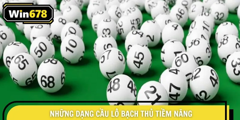 Những dạng cầu lô bạch thủ tiềm năng